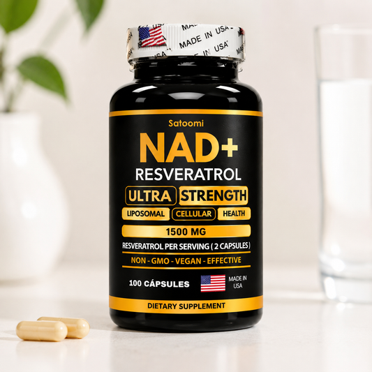 NAD+RESVERATROL ORIGINAL 1500 mg - 100 cápsulas
