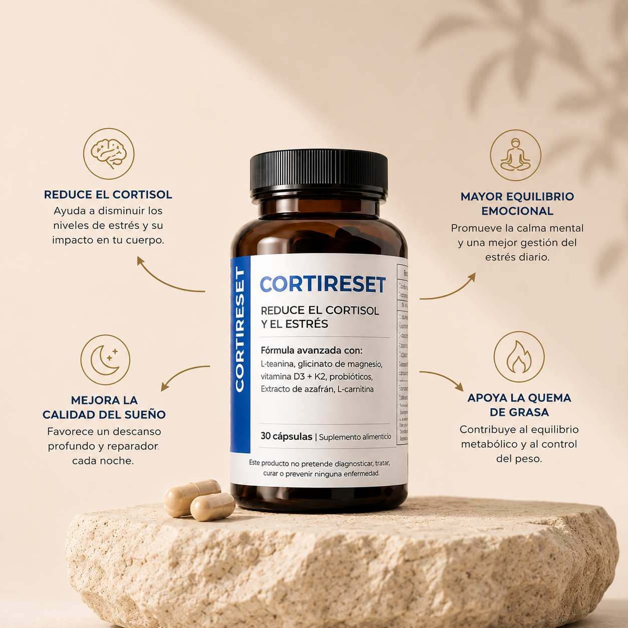 CORTIZEN™ - Menos estrés, menos ansiedad y más vida.