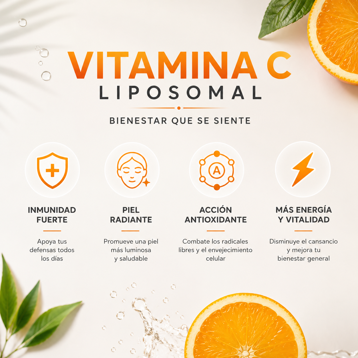 Vitamina C Liposomal 1500 mg – 90 Cápsulas