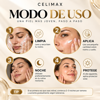 CELIMAX® Original Retinal Shot – Tratamiento Facial Antiarrugas & Reafirmante 15 ml