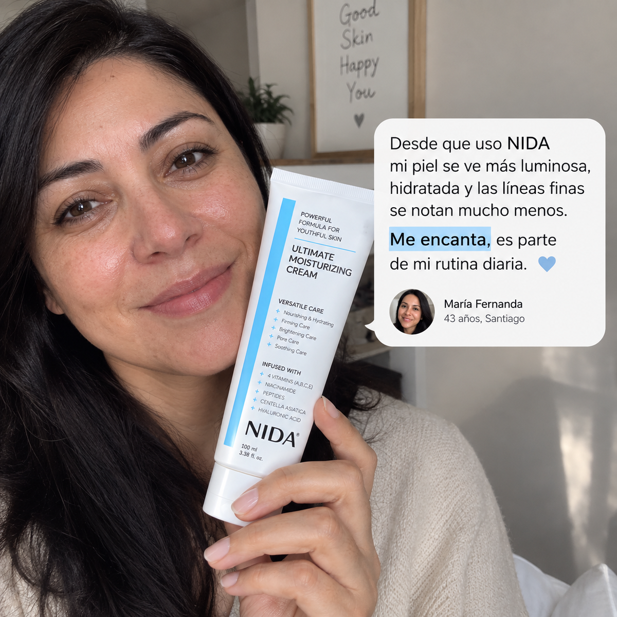 NIDA® – Crema Facial Coreana Antiedad ORIGINAL 100 mL