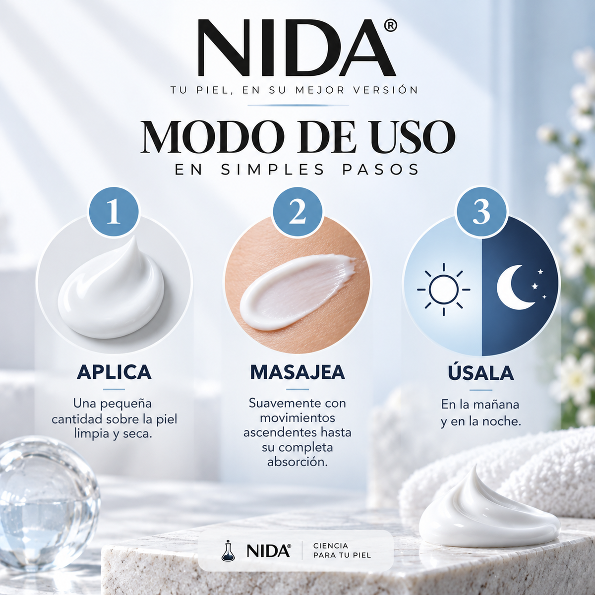 NIDA® – Crema Facial Coreana Antiedad ORIGINAL 100 mL