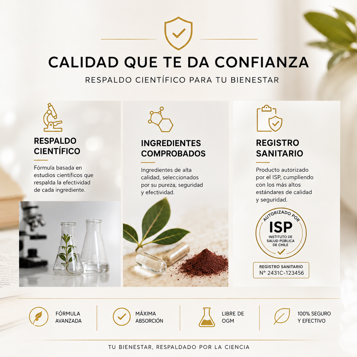 NAD+RESVERATROL ORIGINAL 1500 mg - 100 cápsulas