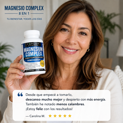 Magnesium Complex ORIGINAL 1000 mg 90 cápsulas 8 tipos en 1